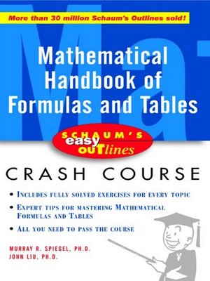 cover image of Schaum's Easy Outline of Mathematical Handbook of Formulas and Tables